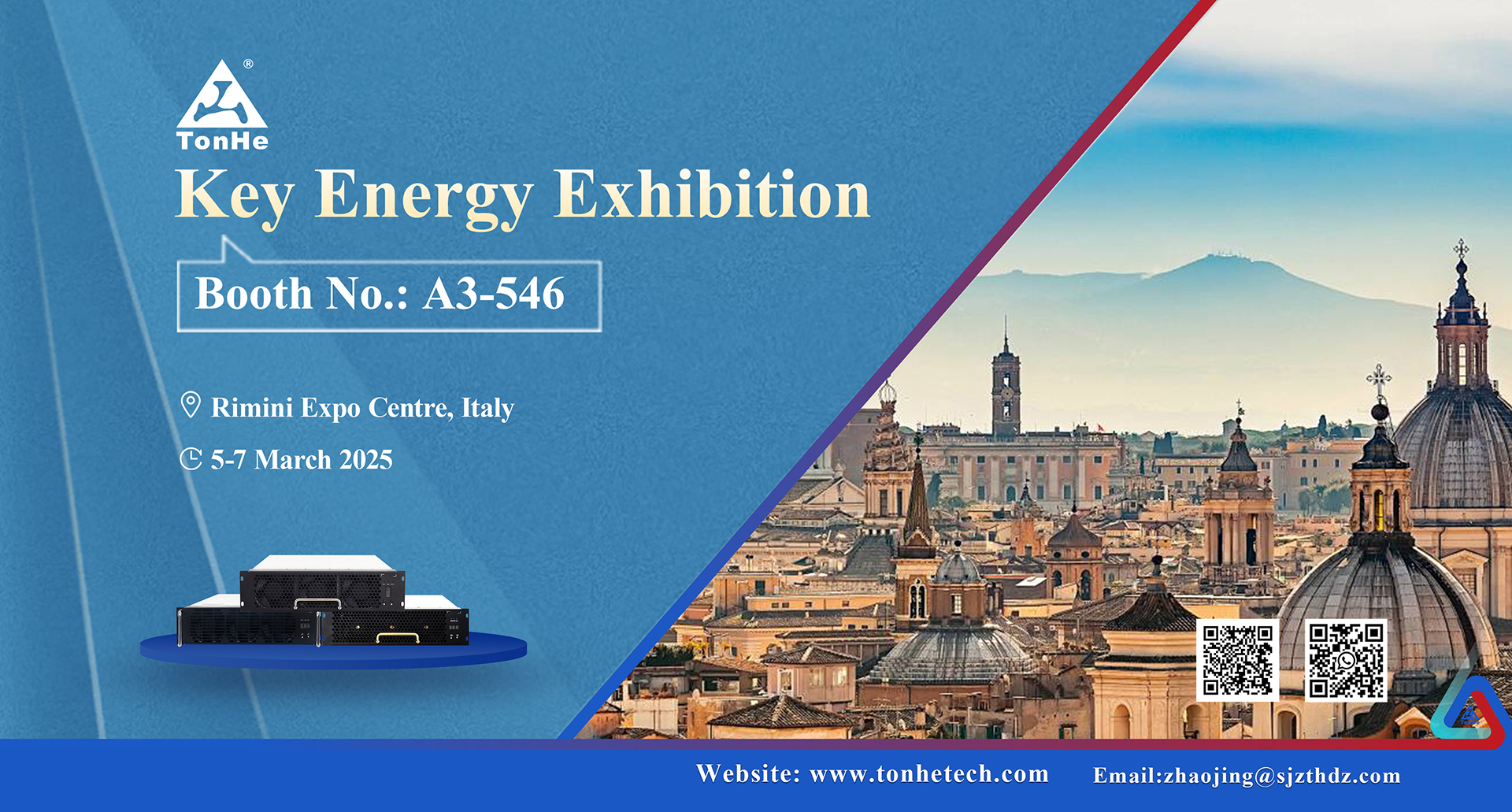 Tonhe Technology Italy KEY show invitation