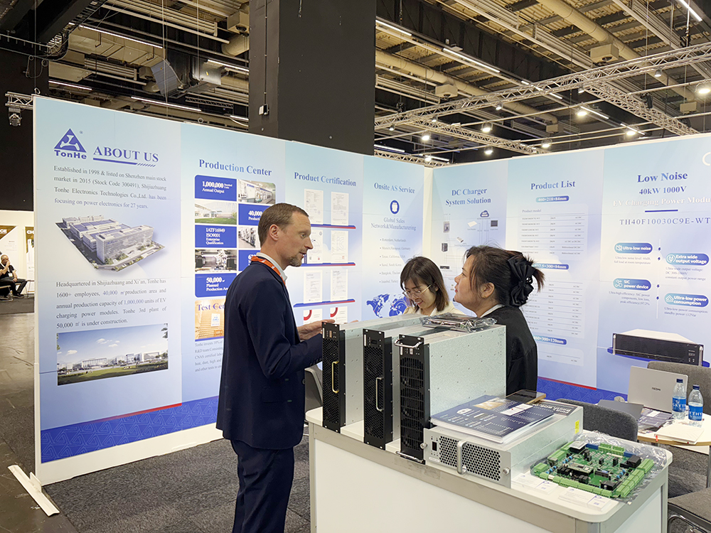 Tonhe Technology Shines at EVS38 in Sweden (2)
