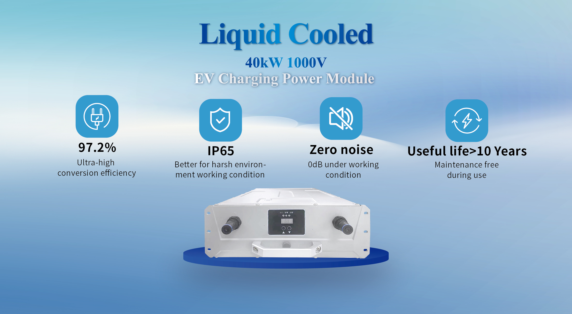 Tonhe Technology 40kW liquid cooling power module