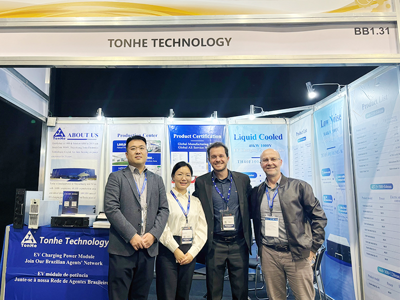 tonhe technology charging module in exhibition show