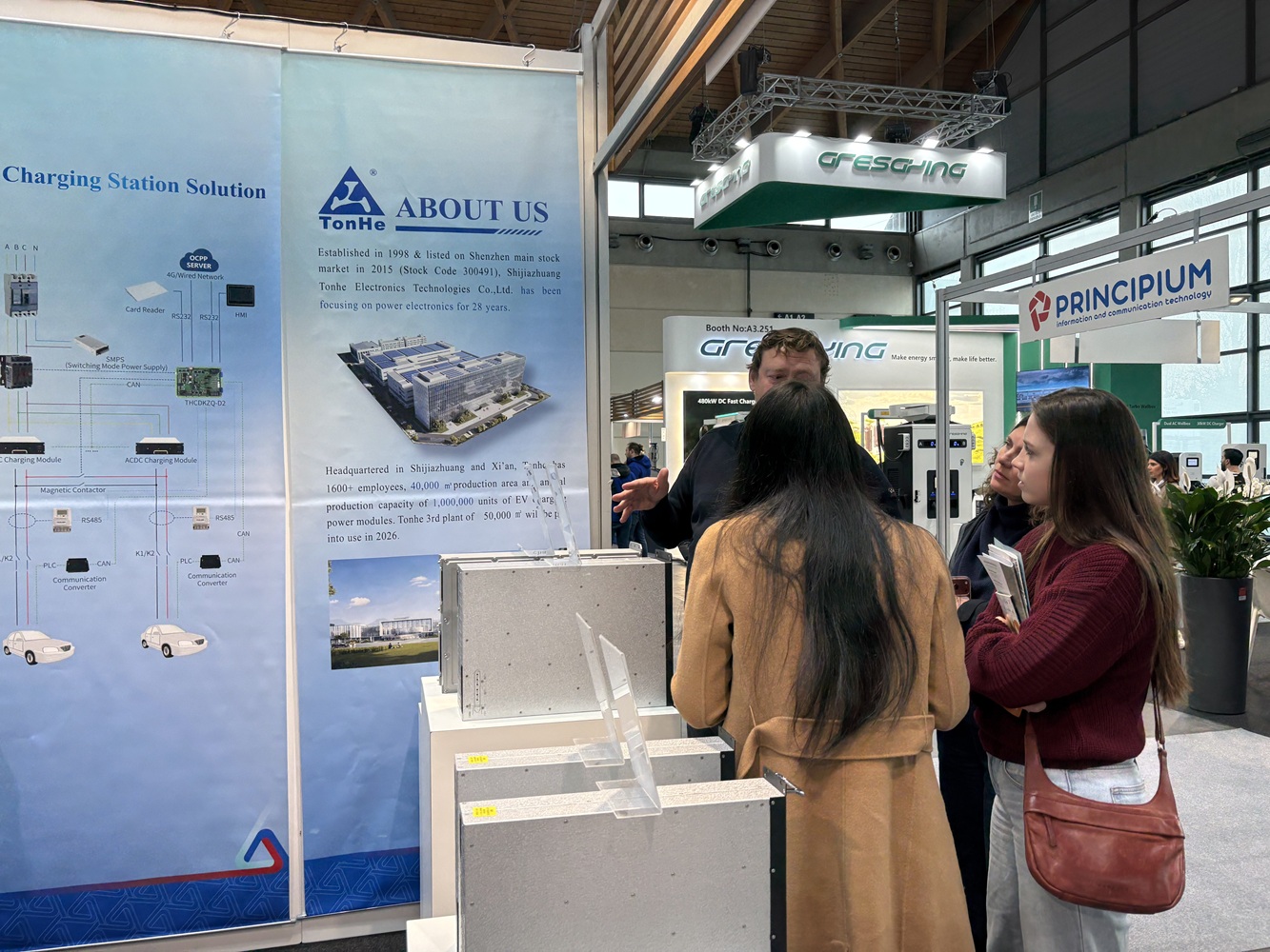 Tonhe Technology Showcases Advanced EV Charging Solutions at KEY (4)