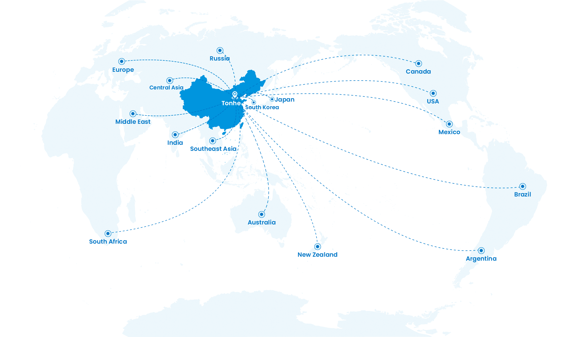Shijiazhuang Tonhe map